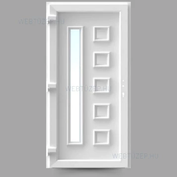 Deli Home Capri fehér 98x208 balos PVC bejárati ajtó Deli Home Capri fehér 98x208 balos PVC bejárati ajtó