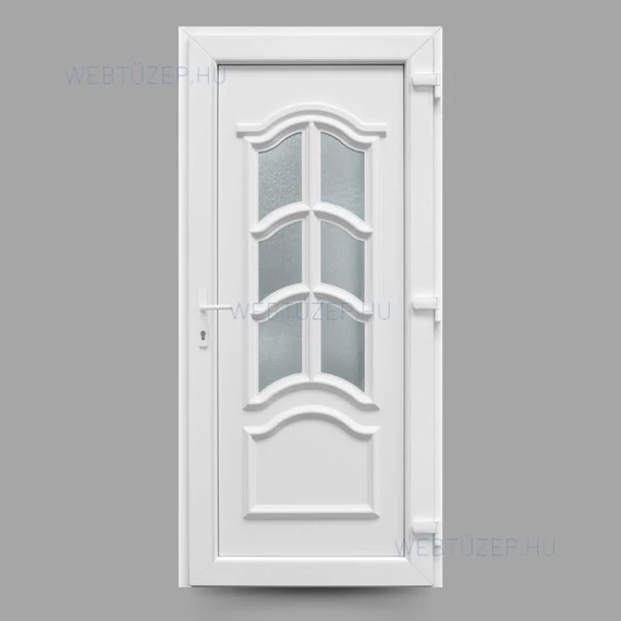 Deli Home Exclusive Korzika fehér 98x208 jobbos PVC bejárati ajtó